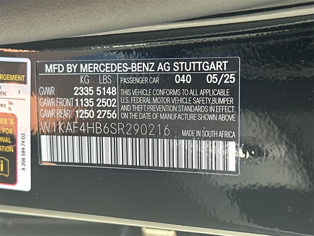 2025 Mercedes-Benz C-Class C 300 4MATIC®