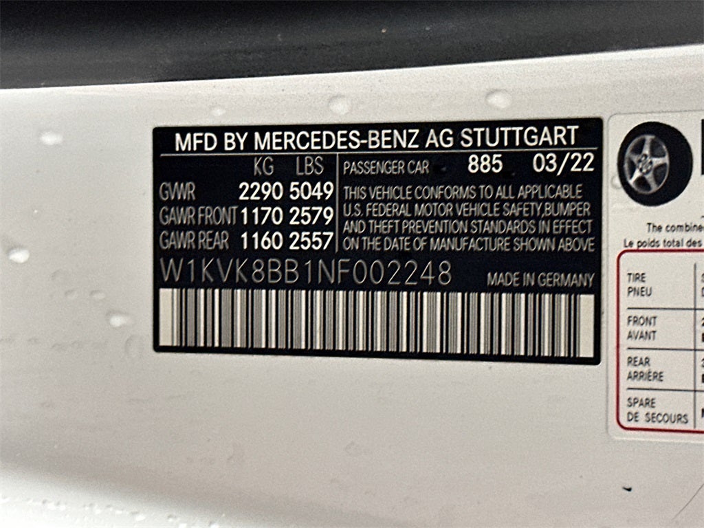 2022 Mercedes-Benz SL-Class SL 63 AMG® 4MATIC®